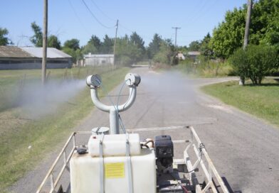 FUMIGACION EN LAS LOCALIDADES Y EN LOS DISTINTOS BARRIOS DE LA CIUDAD ADEMAS DE LA ILUMINACION EN VARIOS SECTORES  (VIDEO)