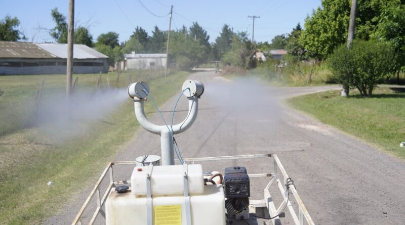 FUMIGACION EN LAS LOCALIDADES Y EN LOS DISTINTOS BARRIOS DE LA CIUDAD ADEMAS DE LA ILUMINACION EN VARIOS SECTORES  (VIDEO)